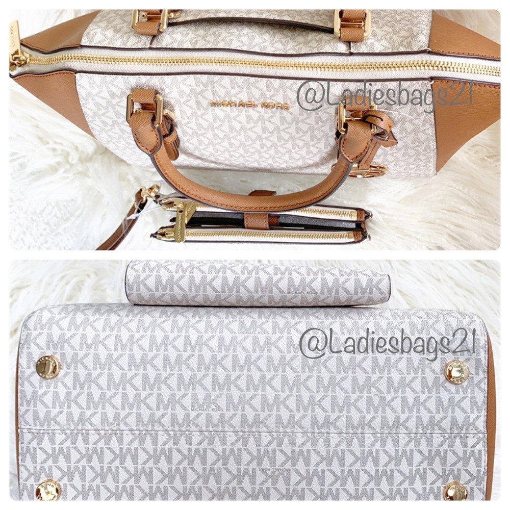 NWT Michael Kors Ciara Satchel & Wristlet - Picture 4 of 8